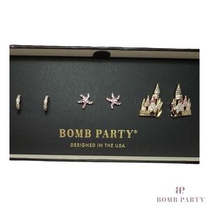 Simply Studs by Bomb Party -  RBP6609 - Meet me by the Sea stud earrings
